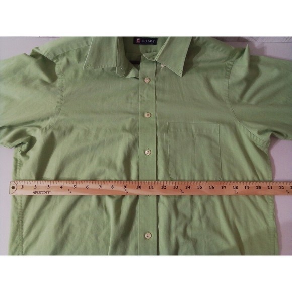 Chaps Long Sleeve Button Up Collared Shirt Size 15 To 15.5 And 34\34 medium - Picture 6 of 9